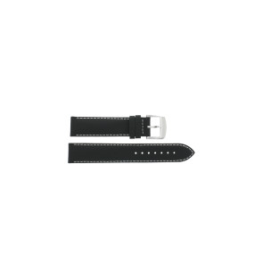 Watch strap Tissot T095.417.16.037.00 / T600035370 Leather Black 19mm