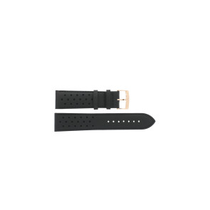 Watch strap Tissot T1064173603100A / T600038323 Leather Black 22mm