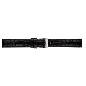 Watch strap Tissot T1092101603200A Leather Black 15mm