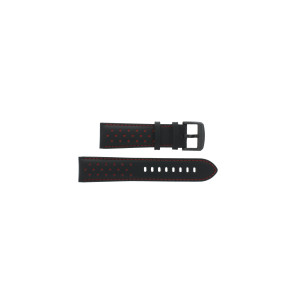 Watch strap Tissot T1166173605109 / T600041551 Leather Black 22mm