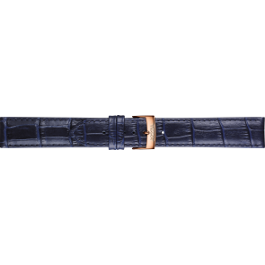 Watch strap Tissot T1094103604100A Leather Blue 19mm