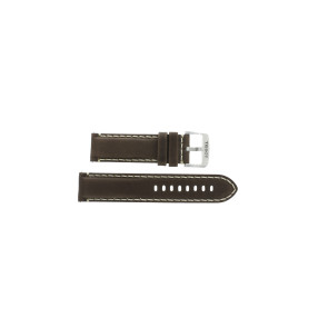 Watch strap Tissot CHRONO / T1256171604100 / T600044980 Leather Brown 22mm