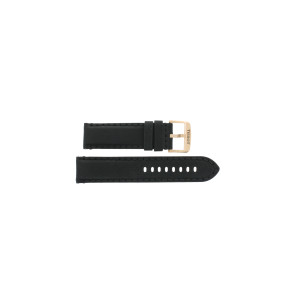 Watch strap Tissot T1256173605100 / T600044986 Leather Black 22mm