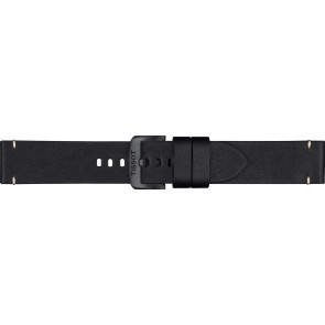 Watch strap Tissot T600045723 / T1166173705101A Leather Black 22mm