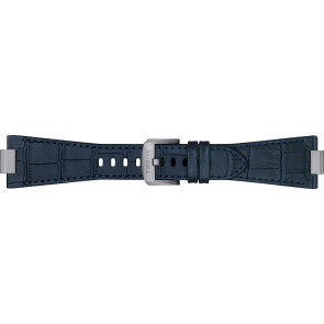 Watch strap Tissot T1374071604100 / T600047701 Leather Blue 12mm