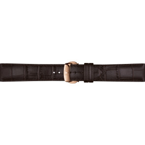 Watch strap Tissot T600048683 Leather Brown 20mm