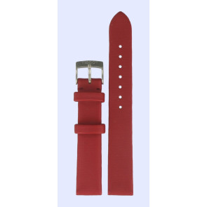 Watch strap Tissot T603026946 Leather/Plastic Red 15mm