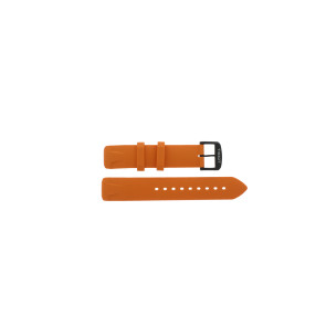 Watch strap Tissot T081.420.17.0570.2 T-RaceT603035437 Rubber Orange 19mm