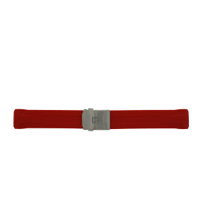 Watch strap Tissot T603036455 / T0914204705110A Rubber Red 22mm