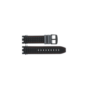 Watch strap Tissot T1154172705701 / T603045129 Rubber Black 21mm