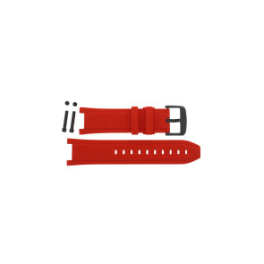 Watch strap Tissot T603048546 Rubber Red 14mm