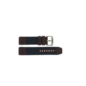 Watch strap Tissot T604036911 Leather/Textiles Multicolor 22mm