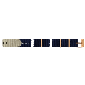 Watch strap Tissot T1092103703100A Nylon/perlon Bi-color 15mm