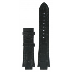 Watch strap Tissot T60152113A / T610014537 Leather Black 13mm