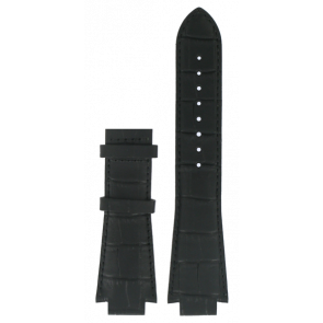 Watch strap Tissot L875-975 / T610014557 Croco leather Black 14mm