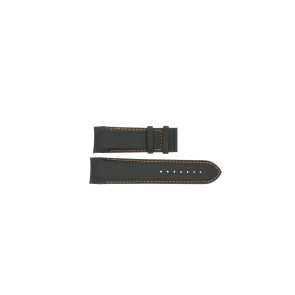 Watch strap Tissot T0356141605101A / T610028614 Leather Black 24mm
