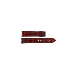 Watch strap Tissot T0352101601101A / T610031401 Leather Red