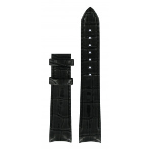 Watch strap Tissot T600031398 Leather Black 18mm