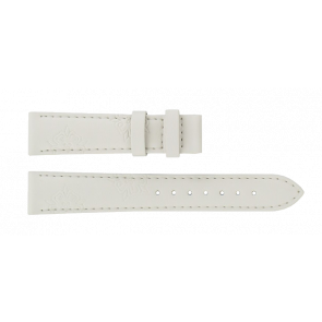 Watch strap Tissot T050217A / T610035971 Leather White 16mm