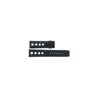 Watch strap Tissot T1064171620101 / T610037467 Leather Black 22mm