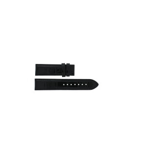 Watch strap Tissot T0064073612600 / T610037745 / XS Leather Black 19mm