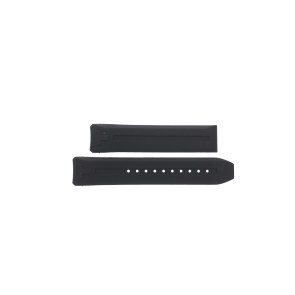 Watch strap Smartwatch Tissot T610046208 Rubber Black 23mm