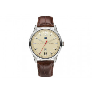 Watch strap Tommy Hilfiger TH-151-1-14-1074 / TH1710282 / TH679301444 Leather Brown 22mm