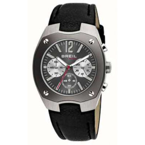 Watch strap Breil TW0389 Leather Black