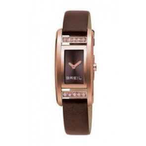 Watch strap Breil TW0436 Leather Brown 10mm