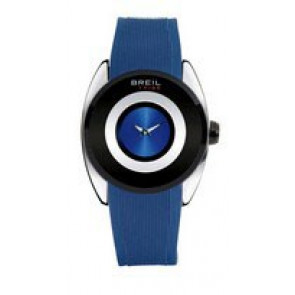 Watch strap Breil TW0549 Silicone Blue 21mm