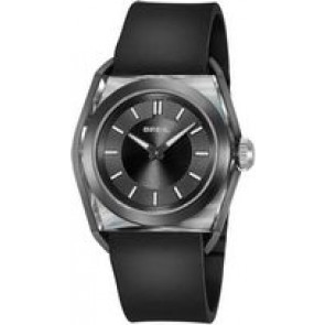 Watch strap Breil TW0812 Silicone Black 22mm