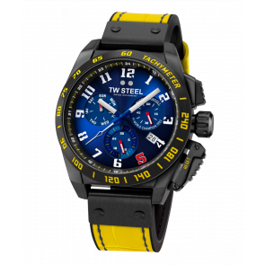 Watch strap TW Steel TW1017 Leather Yellow