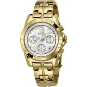 Watch strap Breil TW1282 Steel Gold Toned