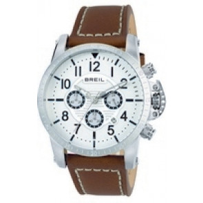 Watch strap Breil TW1504 Leather Brown 23mm
