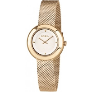 Watch strap Breil TW1581 Steel Gold Toned 14mm