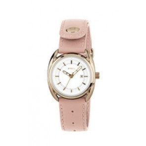 Watch strap Breil TW1596 Leather Pink 18mm