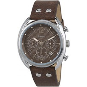 Watch strap Breil TW1663 Leather Brown 22mm