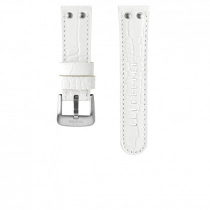 Watch strap TW Steel TWB04L Leather White 24mm