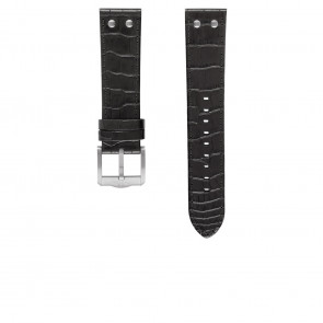Watch strap TW Steel TWB1300 Leather Black 22mm