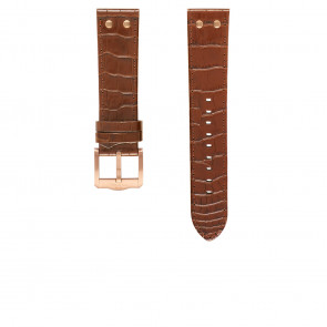 TW Steel watch strap TWB1311 / TW1311 Leather Brown 22mm + brown stitching