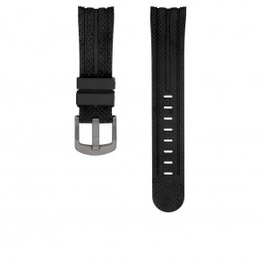 TW Steel watch strap TWB169 Silicone Black 24mm