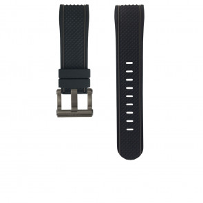 Watch strap TW Steel TWB182 Silicone Black 24mm
