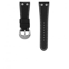 Watch strap TW Steel TWB73 Leather Black 26mm