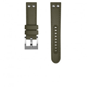 TW Steel watch strap TWS610 Textiles Green 24mm + green stitching