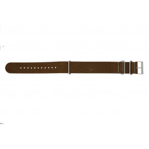 NATO watch strap UH14 Leather Brown 22mm