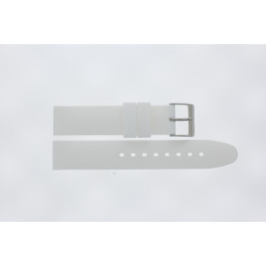 Watch strap Guess V1005M2 Silicone White 18mm