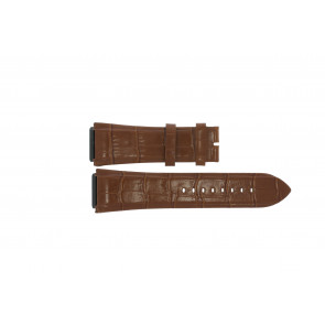 Watch strap Guess W0040G / W0040G8 Leather Cognac 22mm