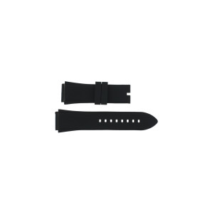 Watch strap Guess W0247G4 / U0247G4 Rubber Black 22mm