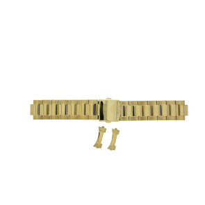 Watch strap Guess W0668G4 / Atlas Steel Gold toned 22mm