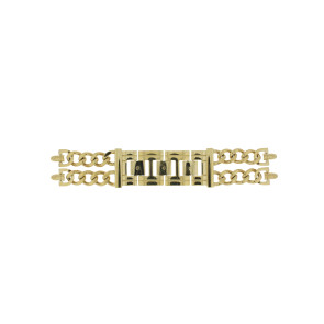 Watch strap Guess W1117L2 / Mod Heavy Steel Gold toned 3mm
